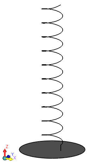 Image of Helical Antenna on Disk